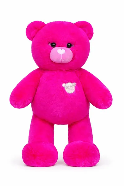 Мишка, фуксия, 65 см