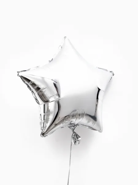 Шар фольгированный "Звезда" (серебро)